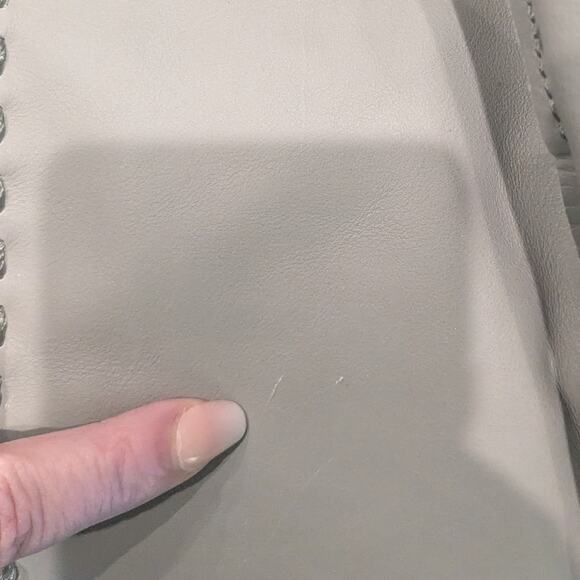 NEW The Sak Los Feliz Leather Tote Oversized Meadow Green Boho Hobo **READ** - Picture 4 of 14